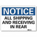 Notice Sign 5 in x 7 in Rflct Sheeting