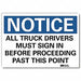 Notice Sign 7 in x 10 in Rflct Sheeting