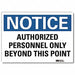 Notice Sign 10inx14in Reflctv Sheeting