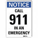 Notice Sign 14x10in Reflective Sheeting