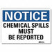 Notice Sign 5 in x 7 in Rflct Sheeting