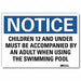Notice Sign 7 in x 10 in Rflct Sheeting