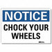 Notice Sign 7inx10in Reflective Sheeting
