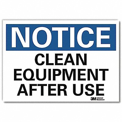 Notice Sign 5inx7in Reflective Sheeting