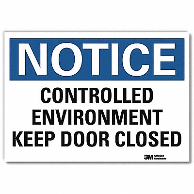 Notice Sign 10x14in Reflective Sheeting