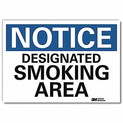 Notice Sign 7inx10in Reflective Sheeting