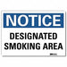 Notice Sign 10 in x 14 in Rflct Sheeting
