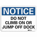Notice Sign 7 inx10 in Plastic