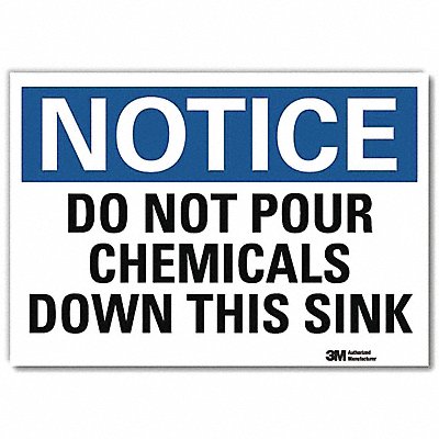 Notice Sign 5inx7in Reflective Sheeting