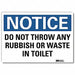 Notice Sign 7inx10in Reflective Sheeting