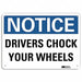 Notice Sign 10 inx14 in Aluminum