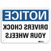 Notice Sign 7 in x 10 in Aluminum