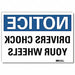 Notice Sign 10inx14in Reflctv Sheeting