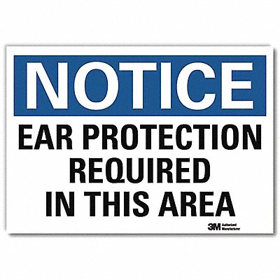 Notice Sign 10 in x 14 in Rflct Sheeting