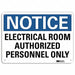 Notice Sign 7 in x 10 in Aluminum