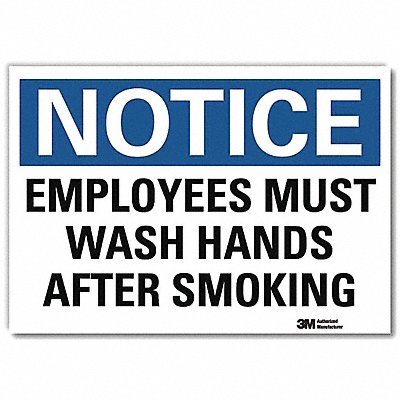 Notice Sign 7inx10in Reflective Sheeting