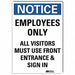 Notice Sign 7inx5in Reflective Sheeting