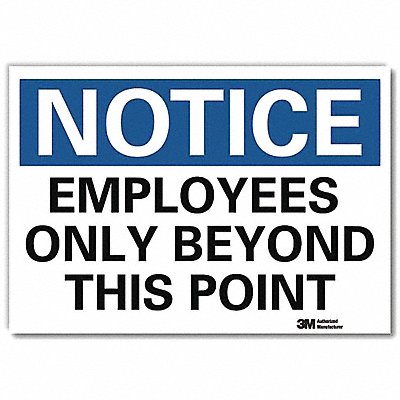 Notice Sign 5inx7in Reflective Sheeting