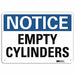 Notice Sign 7 in x 10 in Aluminum