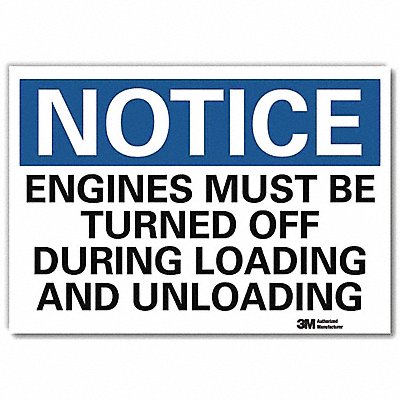Notice Sign 10inx14in Reflctv Sheeting