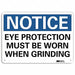 Notice Sign 7 in x 10 in Aluminum