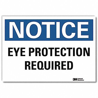 Notice Sign 7inx10in Reflective Sheeting