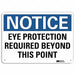 Notice Sign 7 inx10 in Plastic
