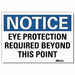 Notice Sign 7inx10in Reflective Sheeting