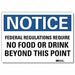Notice Sign 7x10in Reflective Sheeting
