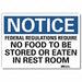 Notice Sign 10x14in Reflective Sheeting