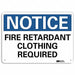Notice Sign 7 in x 10 in Aluminum