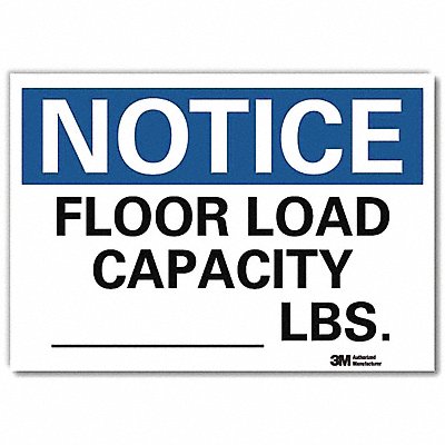 Notice Sign 5inx7in Reflective Sheeting
