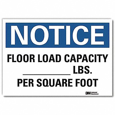 Notice Sign 5inx7in Reflective Sheeting
