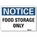 Notice Sign 5inx7in Reflective Sheeting
