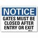 Notice Sign 7inx10in Reflective Sheeting