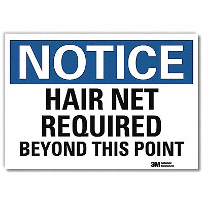 Notice Sign 7inx10in Reflective Sheeting