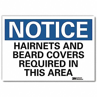 Notice Sign 7inx10in Reflective Sheeting