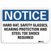 Notice Sign 10 inx14 in Plastic
