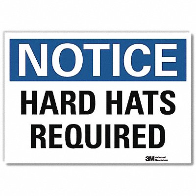 Notice Sign 5inx7in Reflective Sheeting
