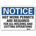 Notice Sign 7 in x 10 in Rflct Sheeting
