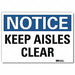Notice Sign 7x10in Reflective Sheeting