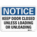 Notice Sign 7 in x 10 in Aluminum
