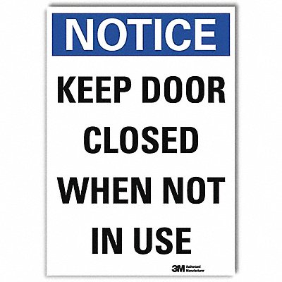 Notice Sign 10inx7in Reflective Sheeting