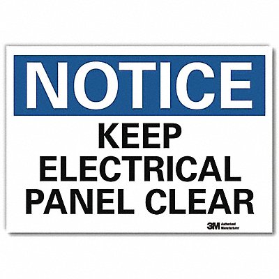 Notice Sign 5inx7in Reflective Sheeting