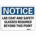 Notice Sign 10 inx14 in Aluminum