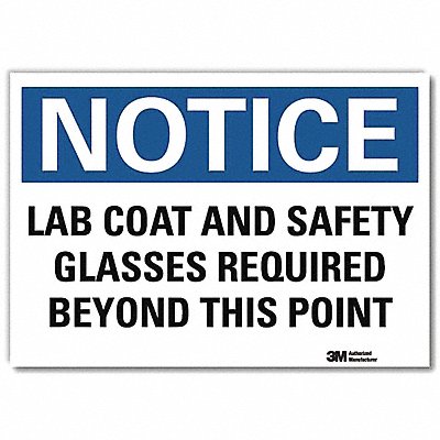 Notice Sign 7inx10in Reflective Sheeting