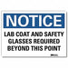 Notice Sign 7inx10in Reflective Sheeting