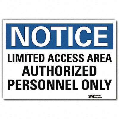 Notice Sign 7inx10in Reflective Sheeting