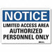 Notice Sign 7inx10in Reflective Sheeting