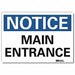 Notice Sign 7inx10in Reflective Sheeting